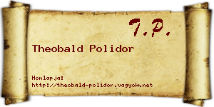 Theobald Polidor névjegykártya